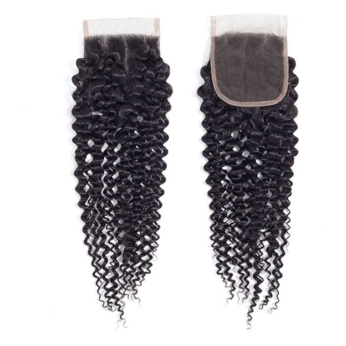 Steam Process Curly  Closure Hair