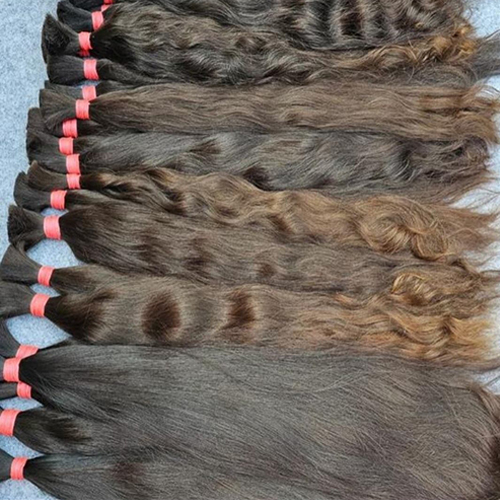 Natural Brown Bulk Hair - Application: Profesional