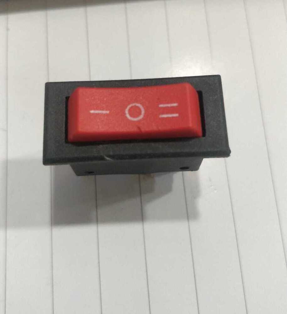 KCD 3 RED 3 PIN ON-OFF-ON