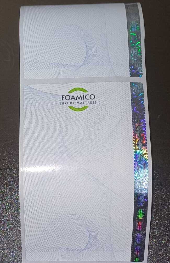 printed  sticker