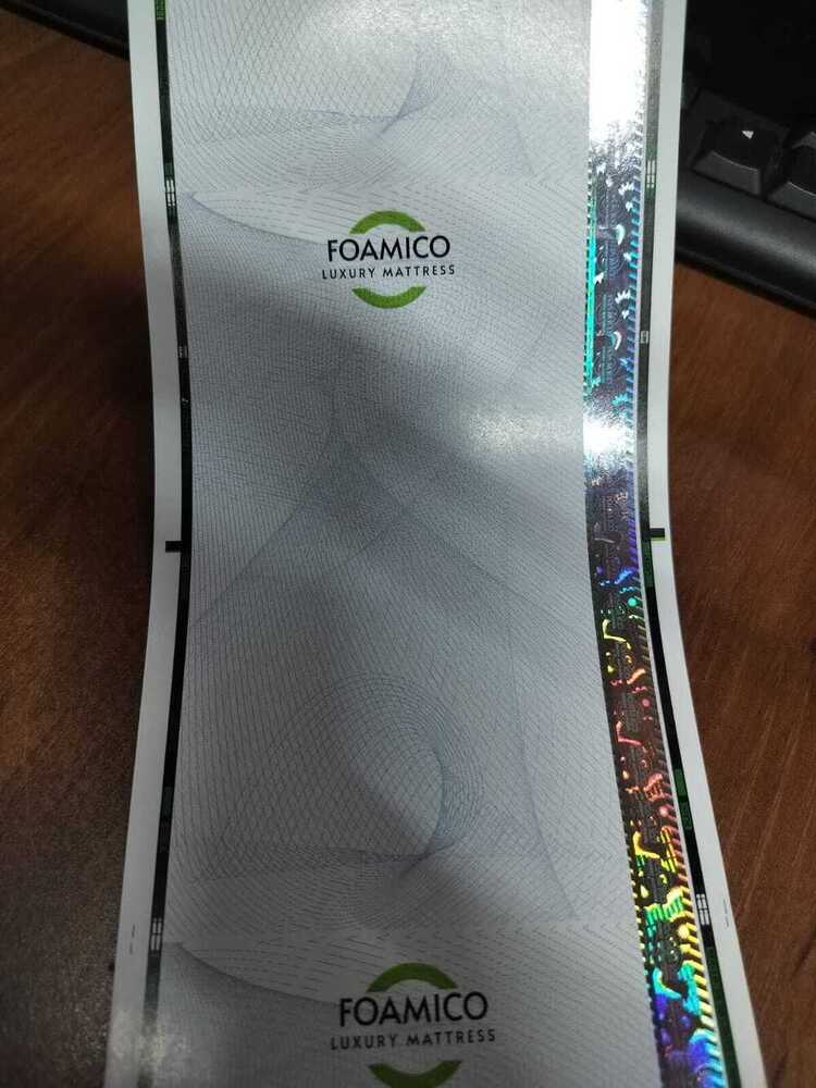Printed Sticker With Hologram - Automatic Grade: Manual
