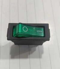 KCD 3 GREEN LIGHT 3 PIN ON-OFF
