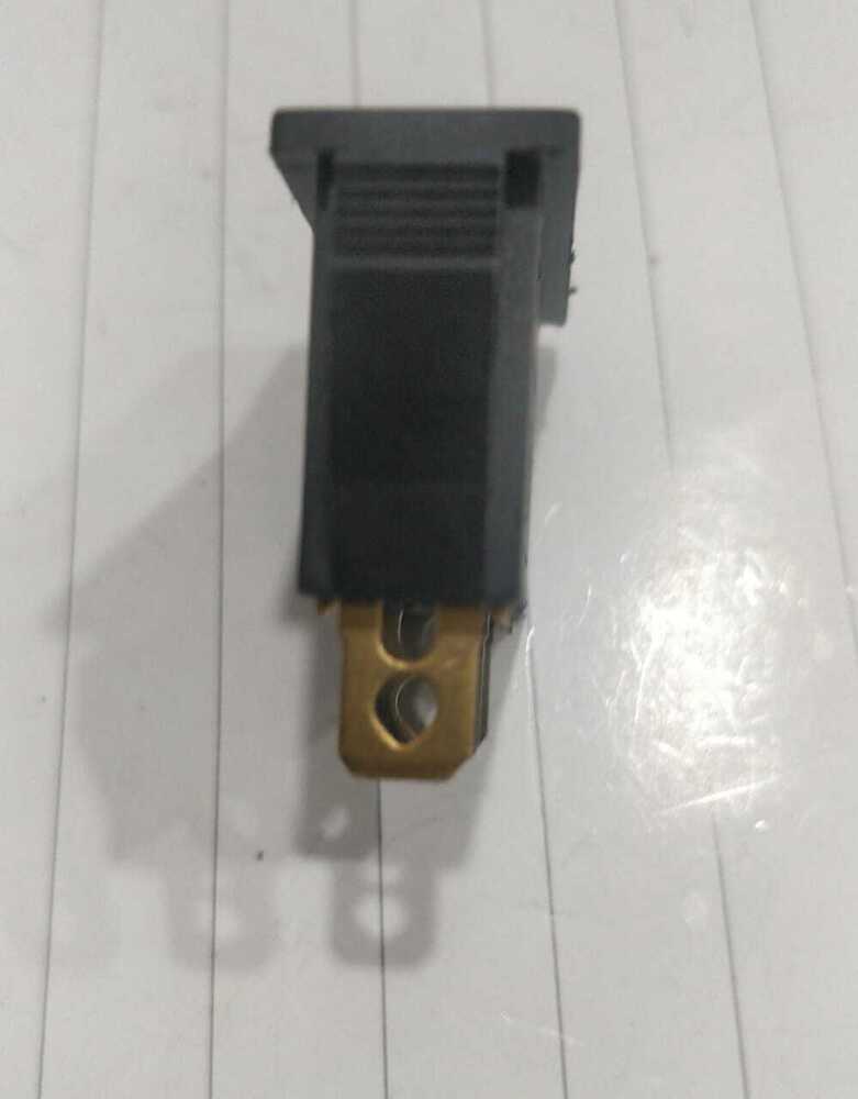  Rocker switch black 3 pin on off with red dot 