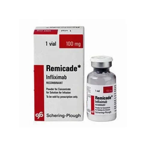 Remicade Infliximab Injection 100 Mg - Physical Form: Liquid