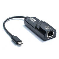 Vyar Type C To Rj45 Ethernet Lan Adapter - Color: Black