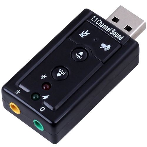 VYAR 7.1 Channel USB External Sound Card Audio Adapter