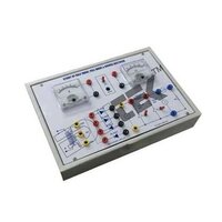 RIPPLE FACTOR APPARATUS WITH ALUMINUM PANEL & SQUARE METERS  (HALF WAVE, FULL WAVE AND BRIDGE RECTIFIER)