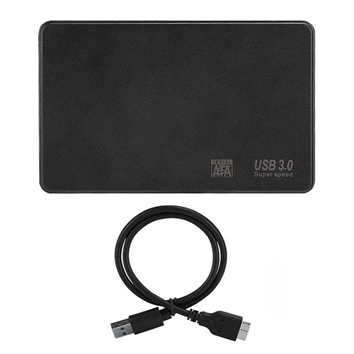 Vyar External Portable 2.5 Inch Hdd Case - Color: Black