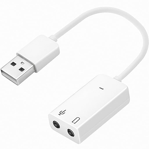 Vyar Usb Sound Card - Color: White