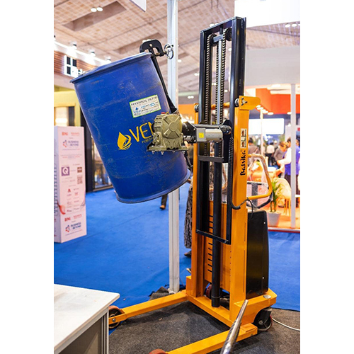Semi Electric Drum Lifter (Model 802B) - Attributes: Easy To Operate