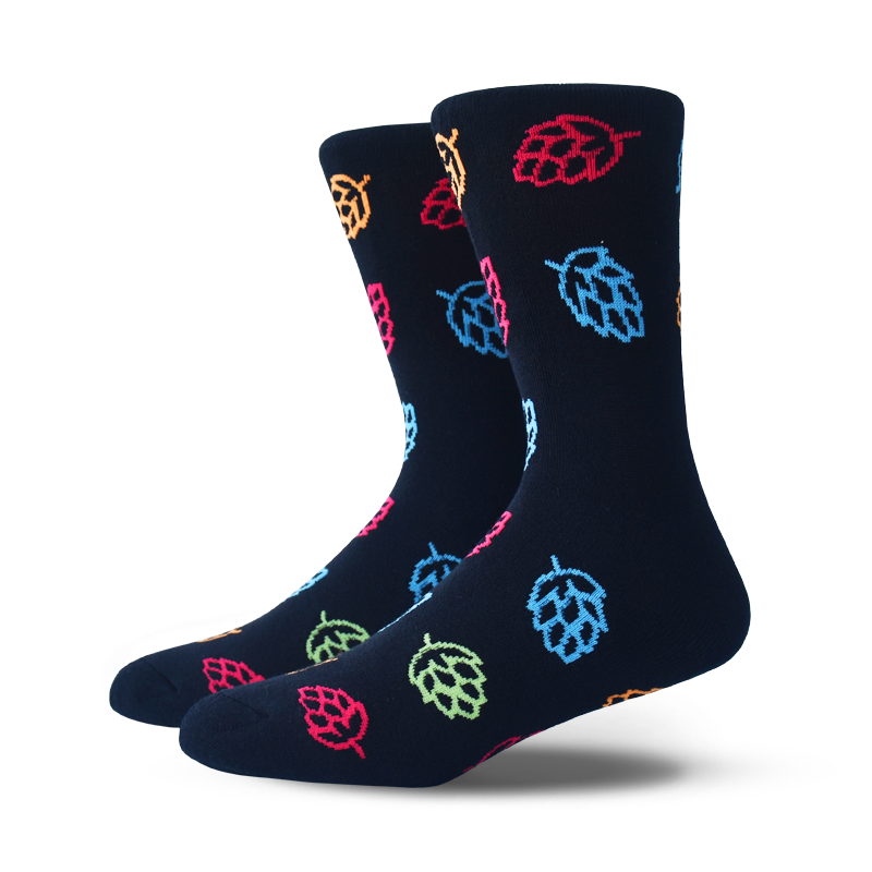 Crew Length Socks - Poly Cotton, Adult Size, Black Color | Breathable, Sweat Absorbent, Tear Resistant, Smooth Texture, Knitted Design