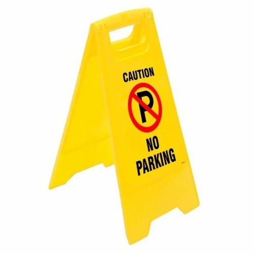 Wet Floor Caution Board - Color: Yellow