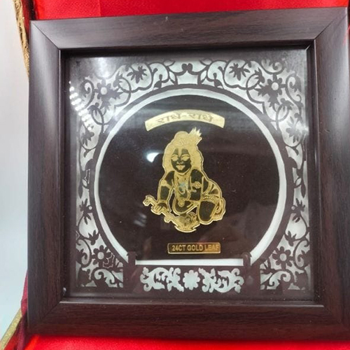 Laddu Gopal Ji 24CT Gold Leaf Laddu Gopal Ji