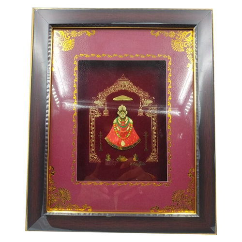Khathu Shyam 24CT Gold Leaf Khatu Shyam Frame