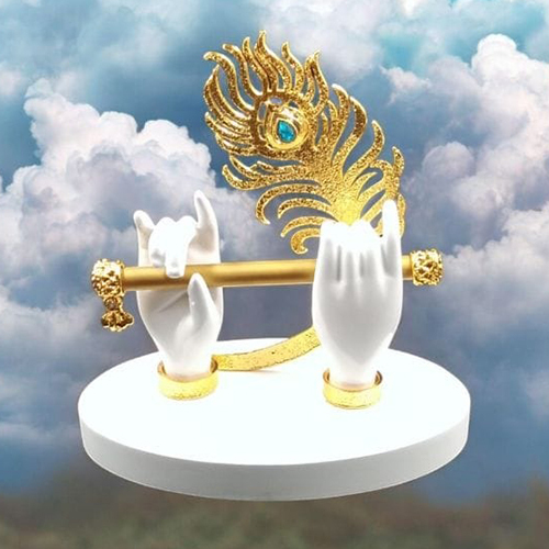 Murli hand Stand Krishan Ji Hand Murli Stand Murti