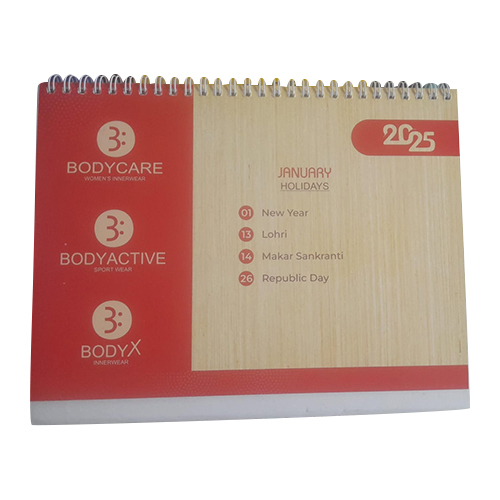 Table Calendar - Binding: Perfect Binding