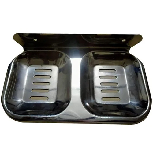 Stainless Steel 2 In 1 Soap Dish