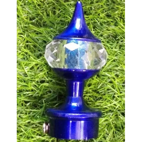 Blue Crystal Curtain Finial