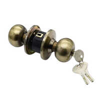 Cylindrical Door Lock - Color: Silver