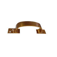 Golden Aluminium Handle - Color: Brown