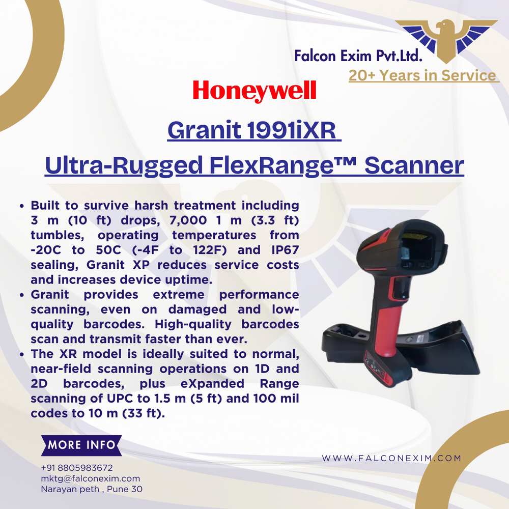 Granit 1991iXR Ultra-Rugged FlexRanged Scanner