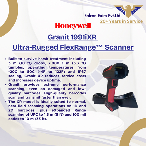 Granit 1991Ixr Ultra-Rugged Flexranged Scanner - Attributes: Durable