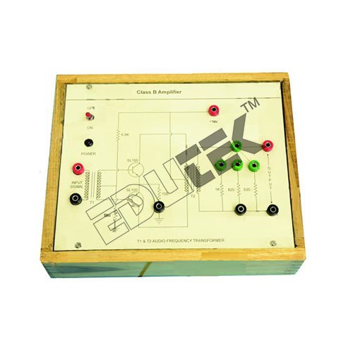 Class B Amplifier - 230v Mains Supply, Frequency Variable 10 Khz To 100 Khz, Amplitude Adjustable 0 To 5vpp | Engineering Electronics Instrument For Detailed Circuit Studies