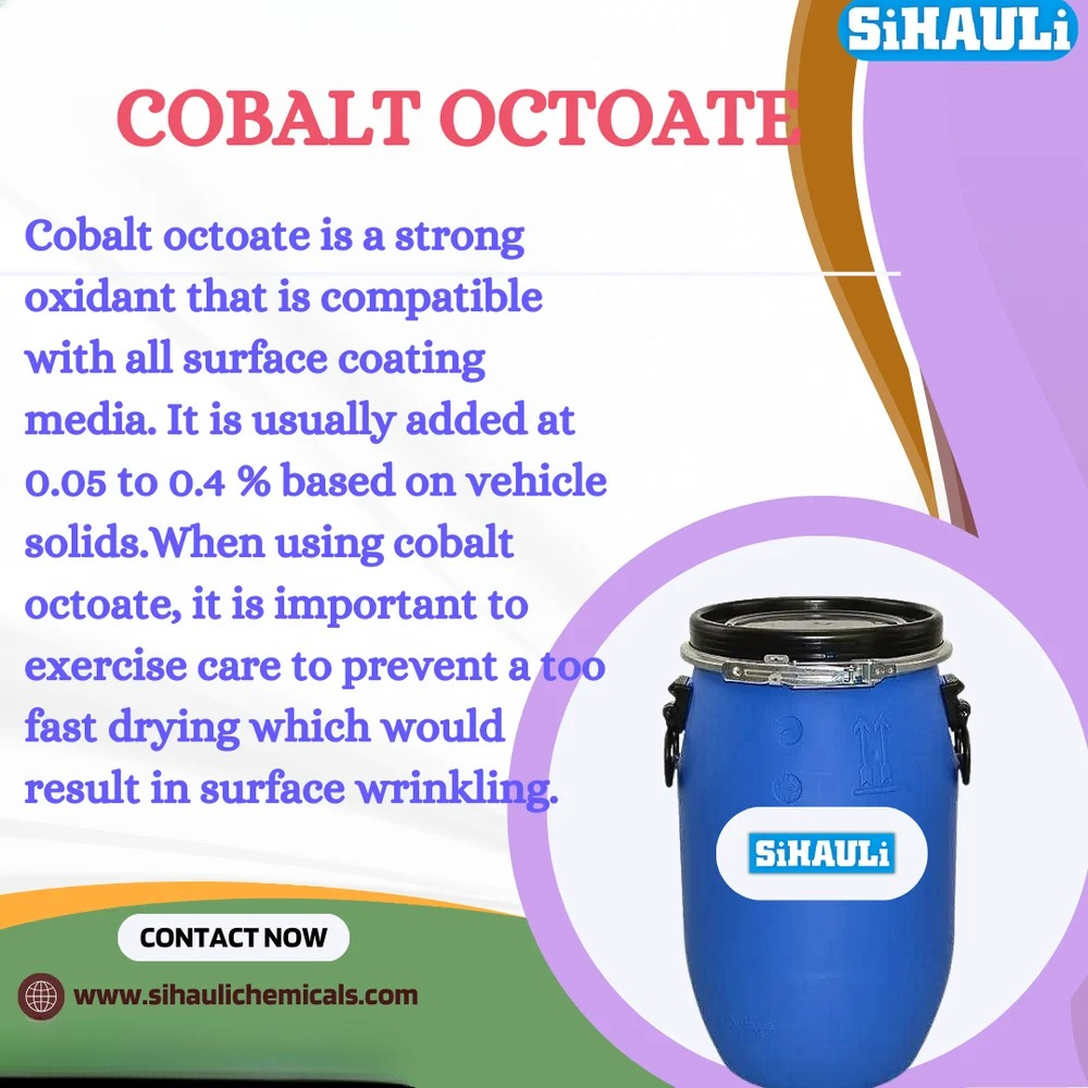 Cobalt Octoate 3% Manufacturers, Suppliers, Exporters From Vasai Mumbai  India