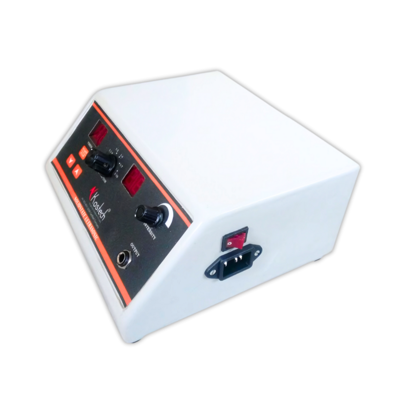 Digital Ultrasonic Machine - White, Portable, 50 Hertz Frequency | High-frequency Sound Waves, Enhanced Circulation, Non-invasive