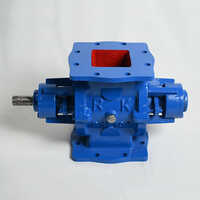 Model 200 Cast Iron Rotary Air Lock Valve - Color: Blue