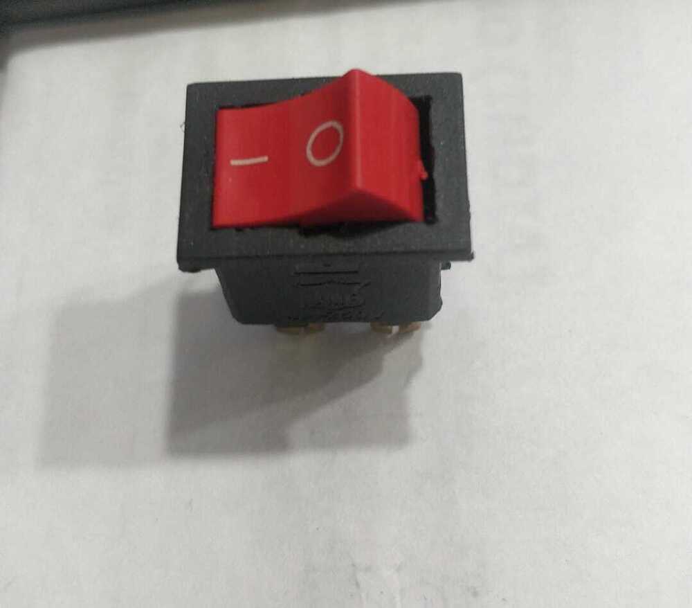   Rocker switch red 4 pin on off  
