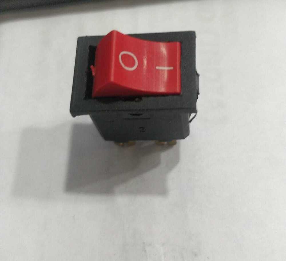   Rocker switch red 4 pin on off  