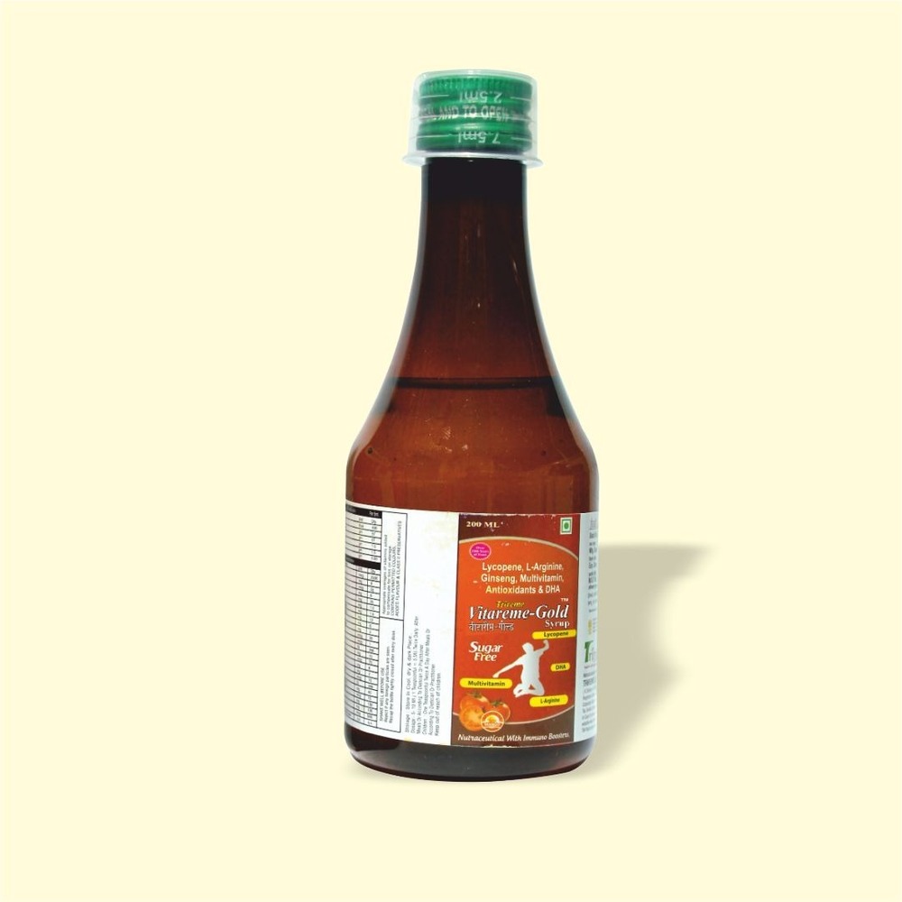 Lycopene, L-arginine, Ginseng, Methylcobalamin, Dha, Multivitamins & Antioxidants - Liquid Syrup | Energy Boosting, Immune Support For Adults