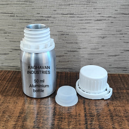 50Ml Aluminium Bottle - Color: Silver