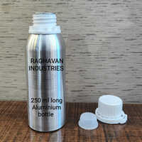 250ml Long Aluminium Bottle - Color: Silver