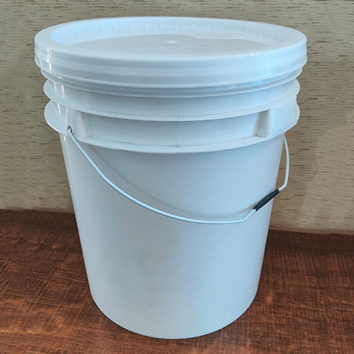 10L Hdpe Bucket - Color: White