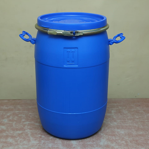 55L Full Open Top Hdpe Plastic Container - Color: Blue