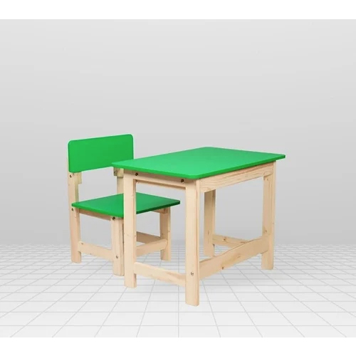 1 Seater Green School Desk Bench