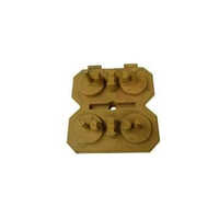 Brass Shell Core Casting - Color: Golden
