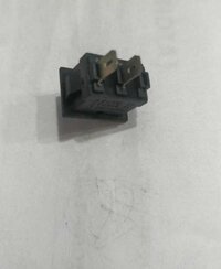 Mini Black 2 Pin Long Leg On-off Switch