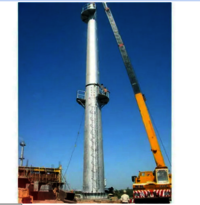 Industrial Steel Chimney - Duct Diameter: 200 To 2000 Millimeter (mm)