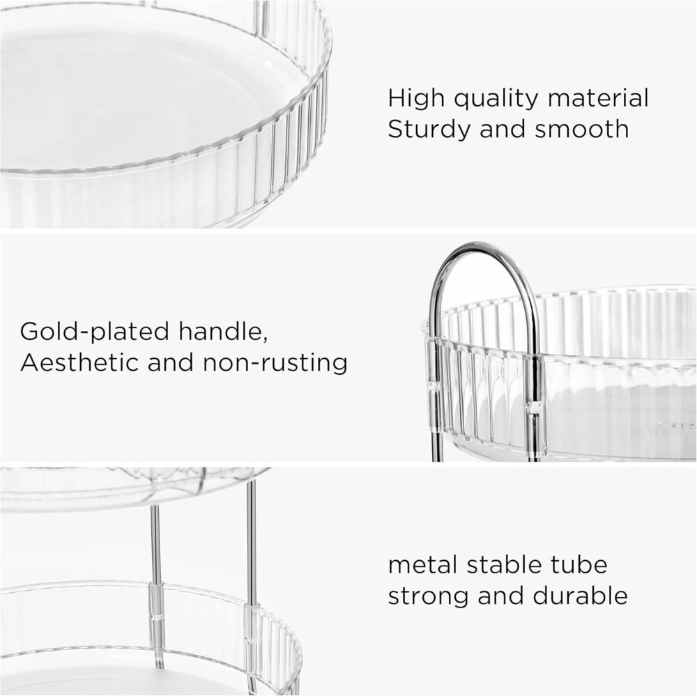 360Â° Rotating Makeup Organizer Cosmetic Storage Box