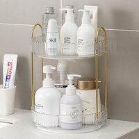 360Â° Rotating Makeup Organizer Cosmetic Storage Box