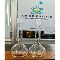VOLUMETRIC FLASKS Class A,100ML  Narrow Mouth, Clear, with Individual Calibration  Certificate