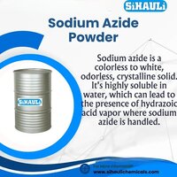 Sodium Azide Powder Manufacturers, Suppliers, Exporters From Vasai Mumbai - 99% Purity, Colorless Odorless Crystalline Solid, Lab Grade, Supplied In 25kg Bag