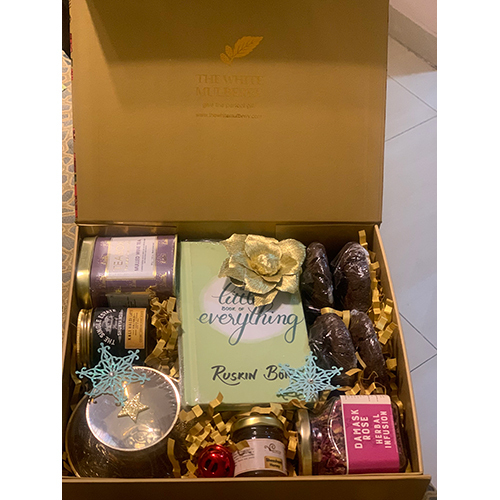 Tea Gift Hampers - Metal, Various Sizes, Vibrant Multi-color, Smooth Finish | Elegant Rectangular Design For Corporate Gifting
