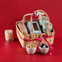 Rice Basket Sweet Hamper - Color: Brown