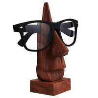 Wooden Spectacle Stand - Color: Brown