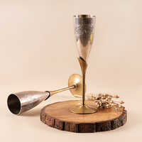 Wedding Favour Flute Glasses - Color: Brown