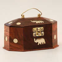 02_sheesham Wood Jewellery Box - Color: Brown
